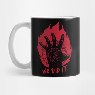 The Black Hand Mug